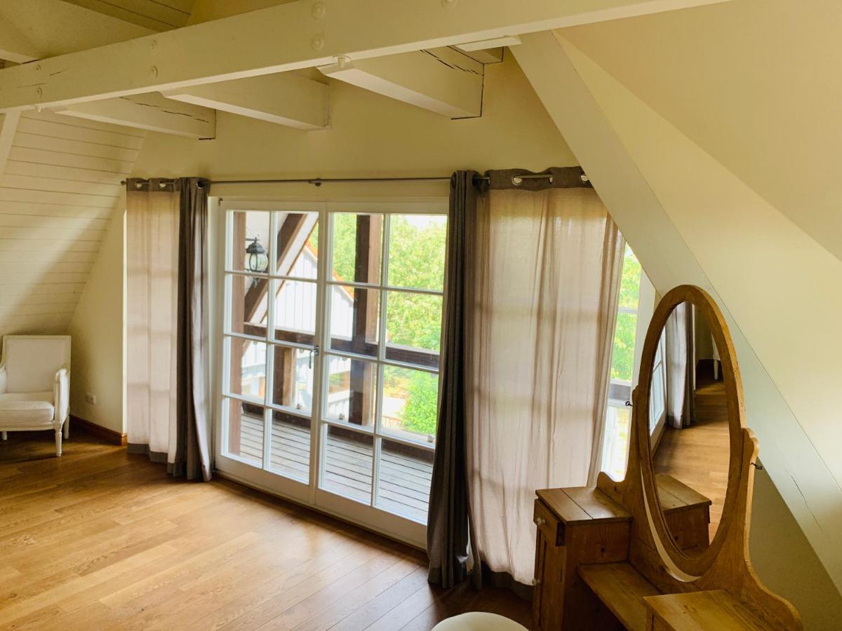 Landhaus Am Achterwasser Mit Bootssteg Grussow Dış mekan fotoğraf