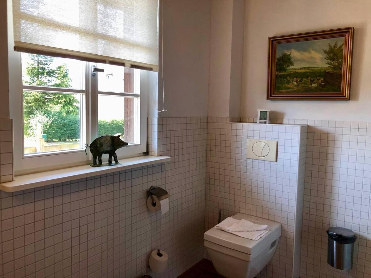 Landhaus Am Achterwasser Mit Bootssteg Grussow Dış mekan fotoğraf
